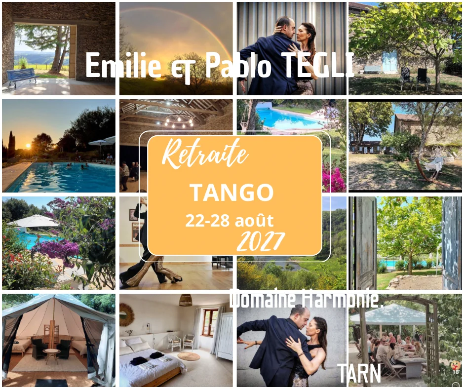RETRAITE TANGO TARN Emilie&Pablo TEGLI — tango Crespin