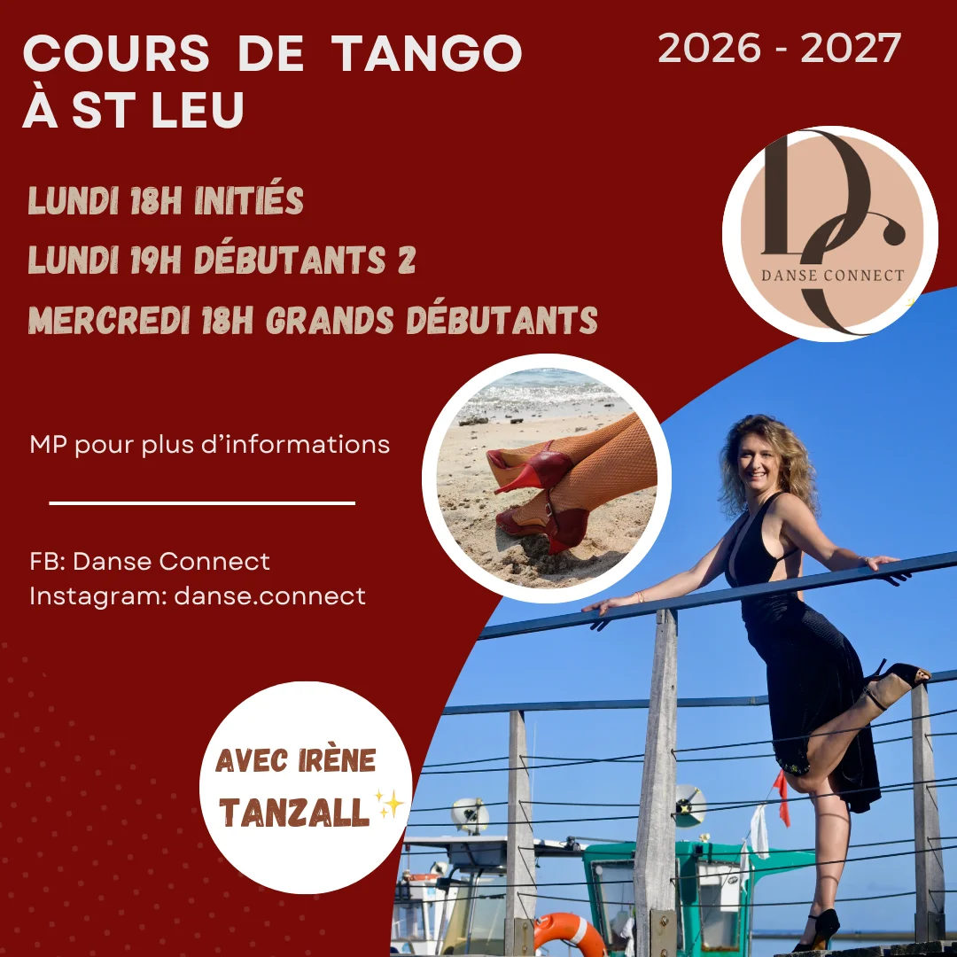 Cours de tango niveau débutant et initié — tango Saint-Leu
