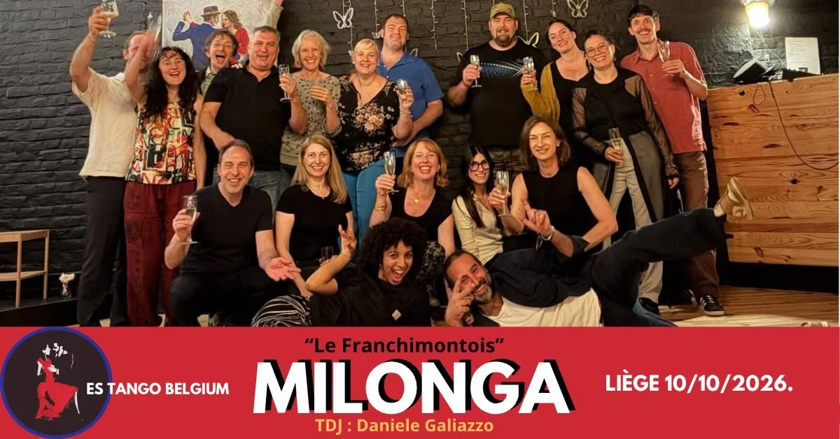 🔥 MILONGA DU 10 OCTOBRE — ON SE RETROUVE ! — tango Liège
