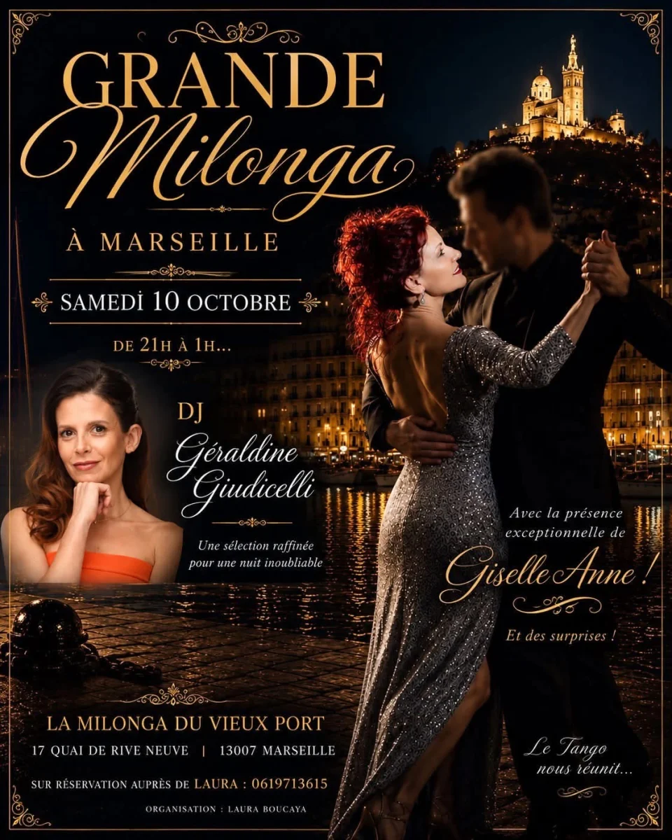 40 ans de tango de Giselle Anne  — tango Marseille